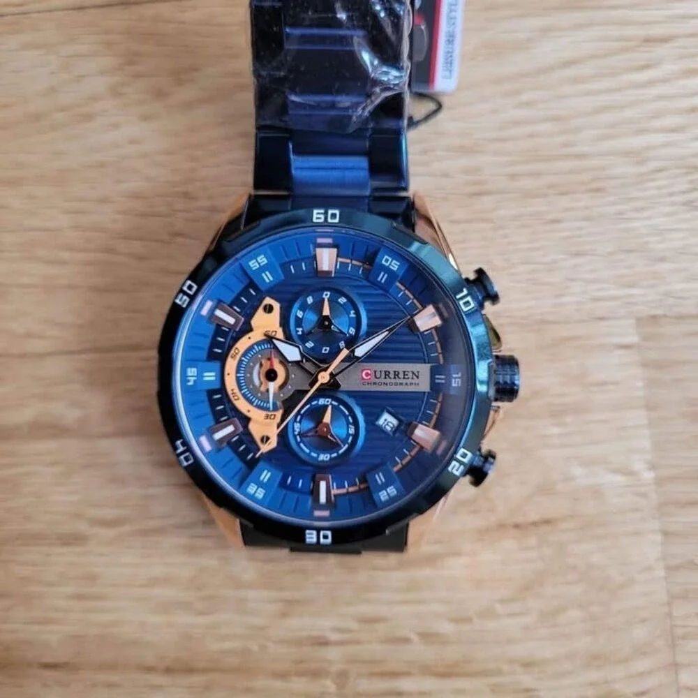 CURREN Stylish Chronograph Stainless Steel Watch for Men‎